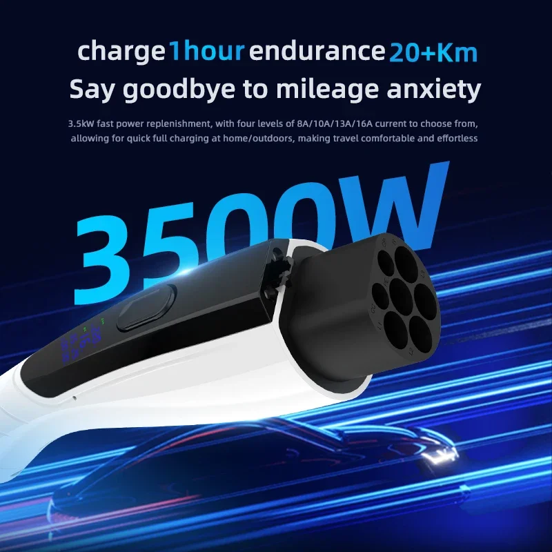 NEW 3.5KW 16A GB/T20234 EV Por - đánh giá và giá Travel Adapter Universal