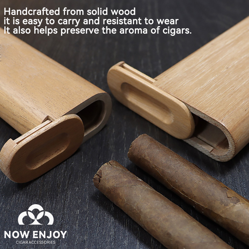 Portable Cigar Case Natural Ce - đánh giá và giá Travel Accessories Case