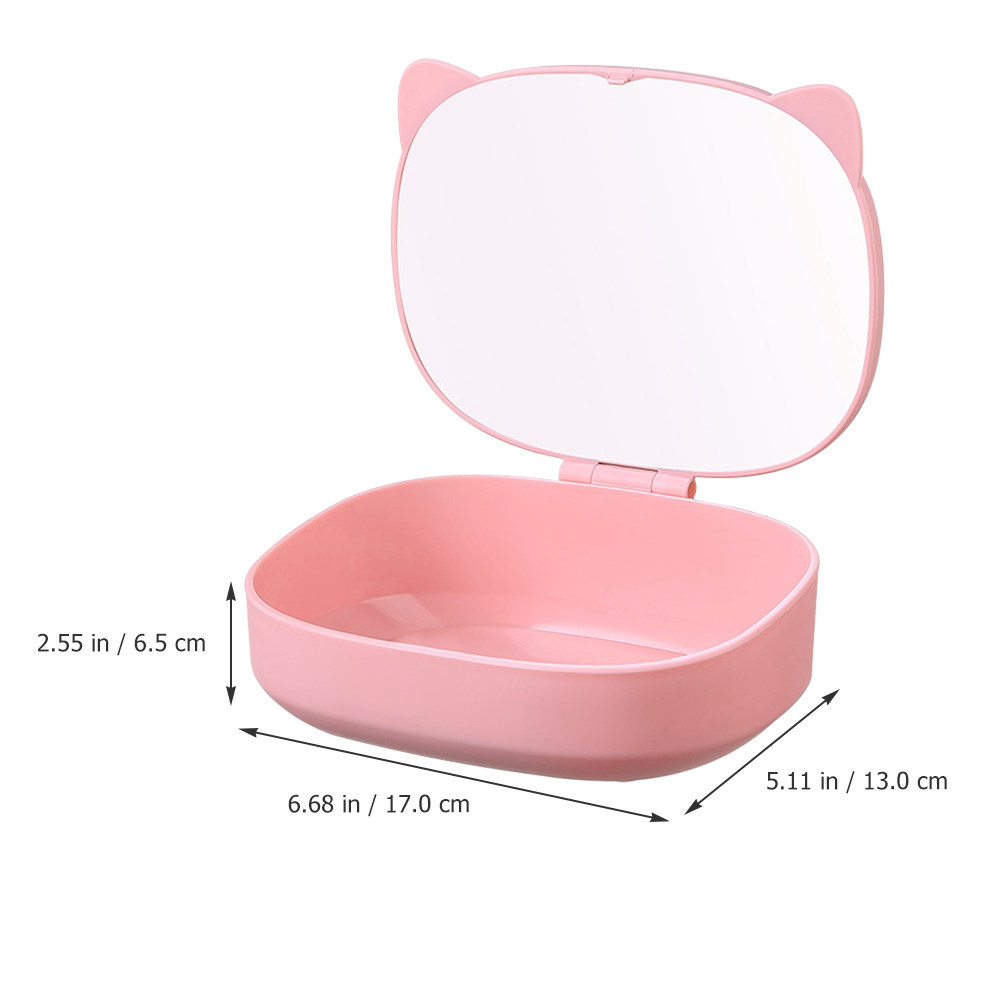 Portable Cat Ear Hair Clip Org - đánh giá và giá Accessories Travel Jewelry Box