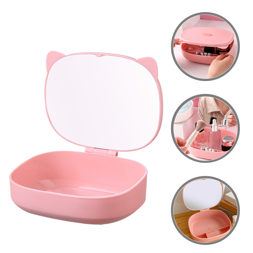 Portable Cat Ear Hair Clip Org - đánh giá và giá Accessories Travel Jewelry Box