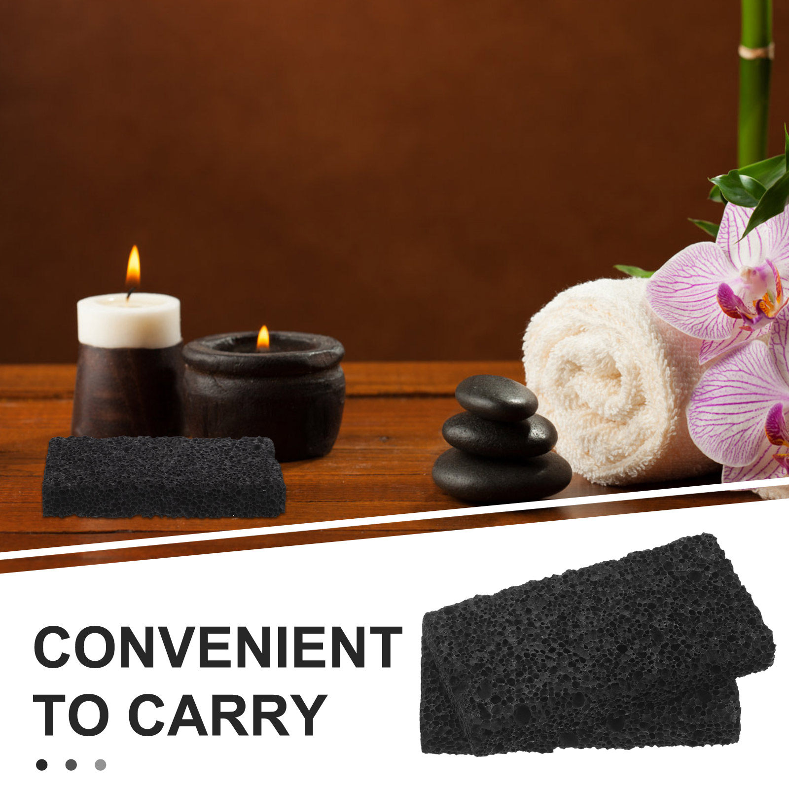 2Pcs Black Volcanic Rock Diffu - đánh giá và giá Travel Accessories Essentials