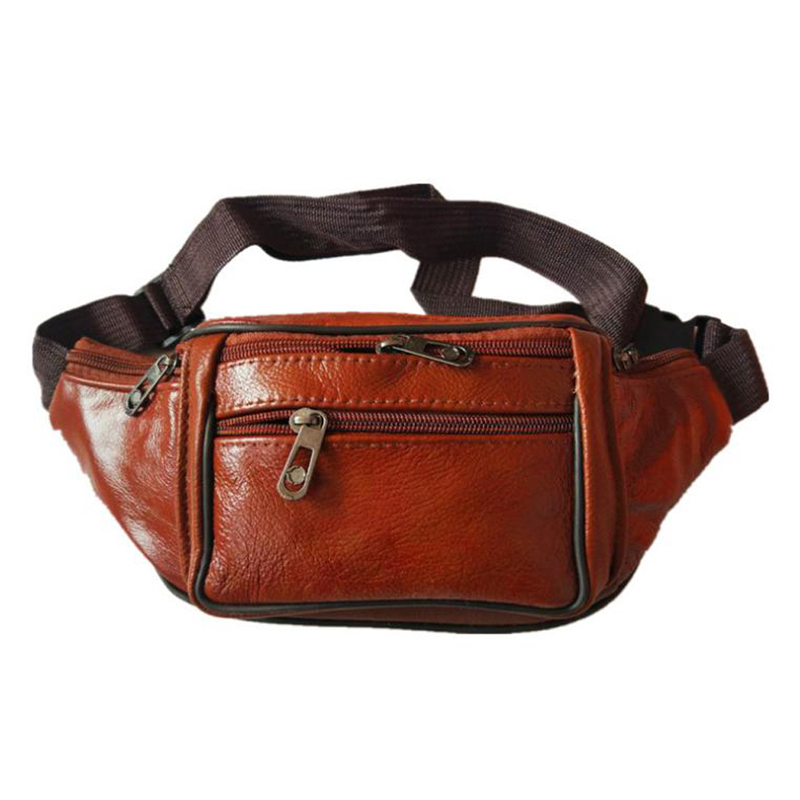 Leather Men Waist Chest Bag Th - đánh giá và giá Money Belt Hidden