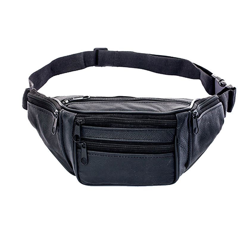 Leather Men Waist Chest Bag Th - đánh giá và giá Money Belt Hidden